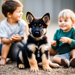 bicolor german shepherd puppy