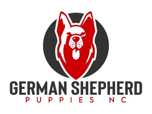 german shepherd puppies nc logo